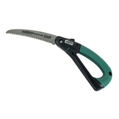 BRÜDER MANNESMANN WERKZEUGE Säge Klappsäge 180mm Werkzeugstahl, gehärtet grün/schwarz