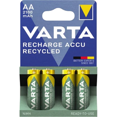Varta Akku Recycled 56816101404 AA NIMH 2.100mAh 4 St./Pack.