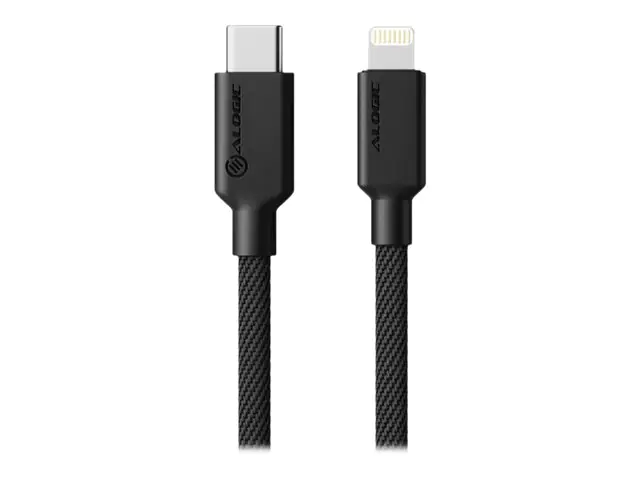 ALOGIC Elements Pro - Lightning-Kabel - 24 pin USB-C männlich zu Lightning männlich - 1 m - Schwarz