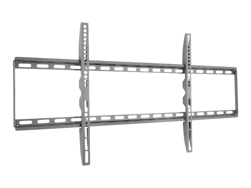 TECHly - Befestigungskit (Wandmontage) - starr, dünn - für LCD-Display - Schwarz - Bildschirmgröße: 106.7-203.2 cm (42"-80")