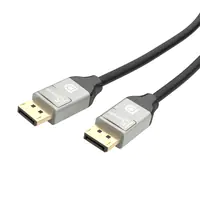 j5create JDC42 - DisplayPort-Kabel - DisplayPort (M) eingerastet zu DisplayPort (M) eingerastet - DisplayPort 1.4 - 1.8 m - 4Kx2K60Hz Support, bis zu 21,6 Gbps Datenrate - schwarz und grau