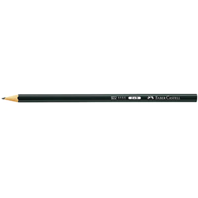 Faber-Castell Bleistift 111101 Sechseckform B schwarz