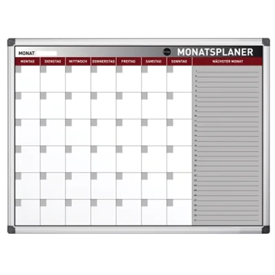 Bi-office Monatsplaner Earth-It GA03130790 Stahloberfläche 90x60cm
