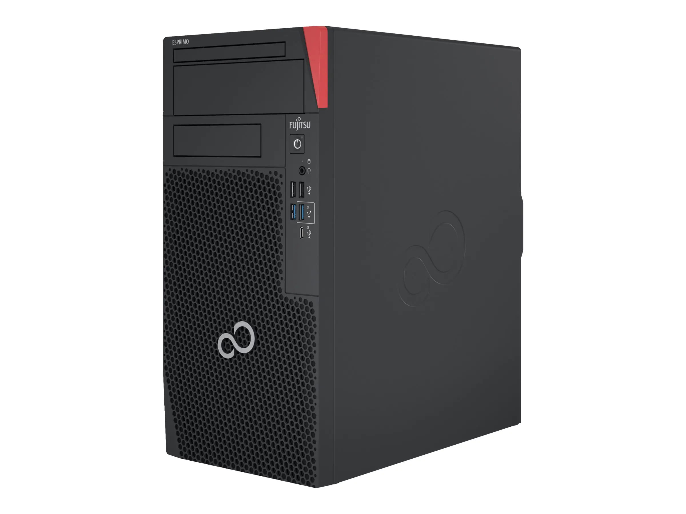 Fujitsu ESPRIMO P9012 - Micro Tower - Core i9 12900 / 2.4 GHz - vPro Enterprise - RAM 32 GB - SSD 1.024 TB - DVD SuperMulti - UHD Graphics 770 - GigE, Bluetooth 5.2, 802.11ax (Wi-Fi 6E)