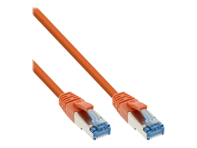 InLine - Patch-Kabel - RJ-45 (M) zu RJ-45 (M) - 20 m - SFTP, PiMF - CAT 6a - halogenfrei - orange