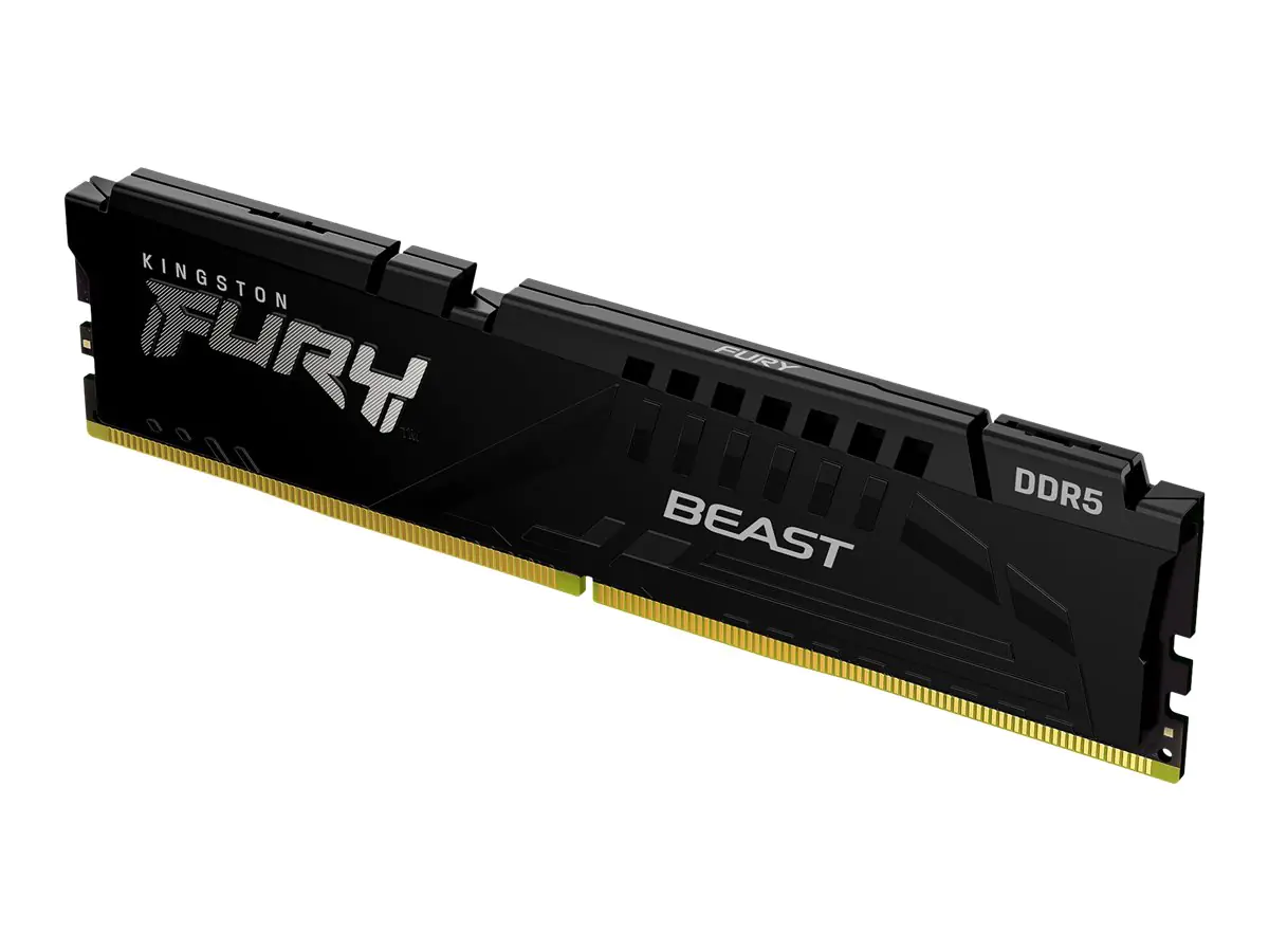 Kingston FURY Beast - DDR5 - Modul - 16 GB - DIMM 288-PIN - 5600 MHz / PC5-44800 - CL36 - 1.25 V - ungepuffert - on-die ECC - Schwarz
