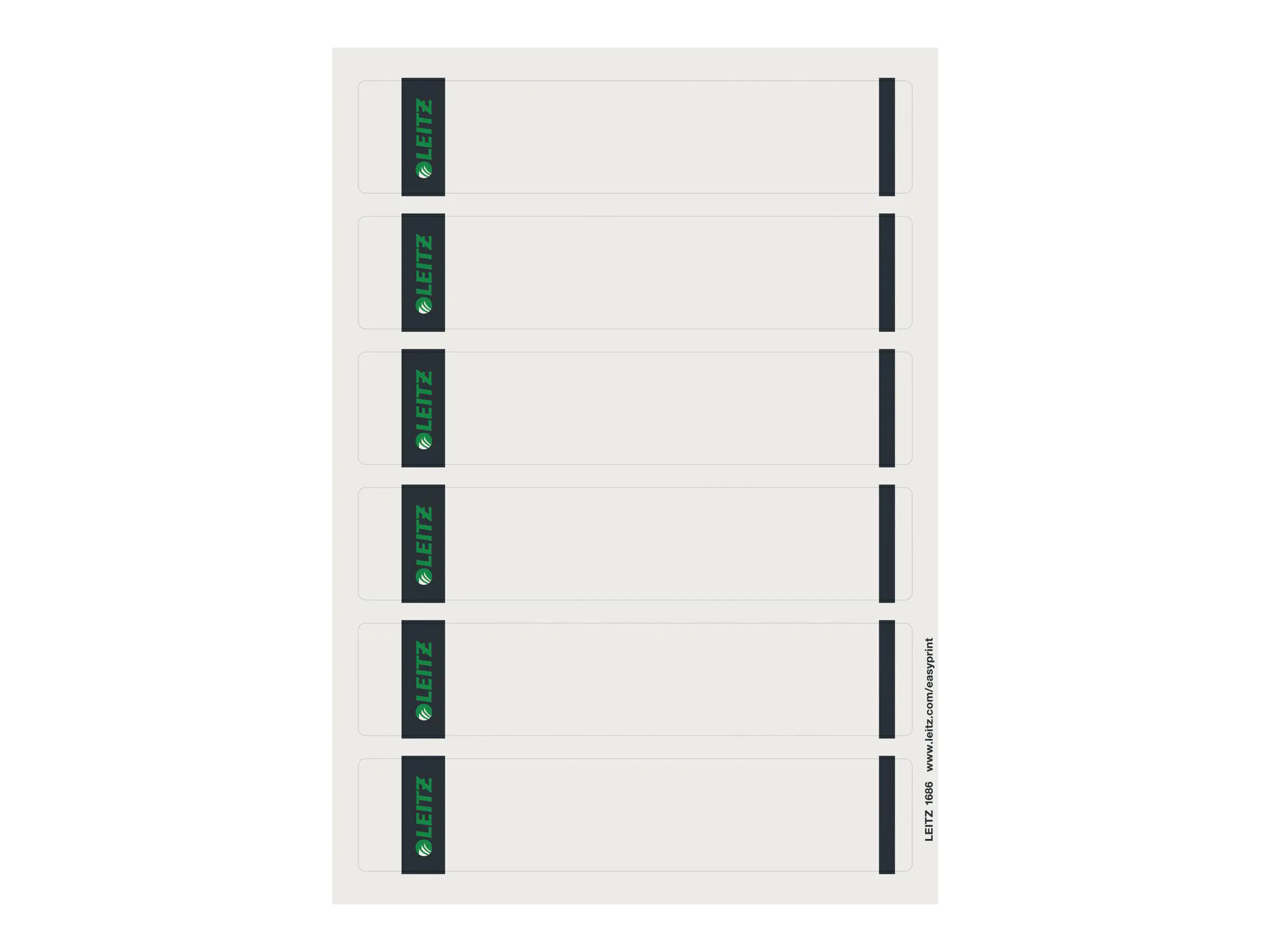 Esselte Leitz Selbstklebend - Grau - 39 x 192 mm - 80 g/m² 16862085