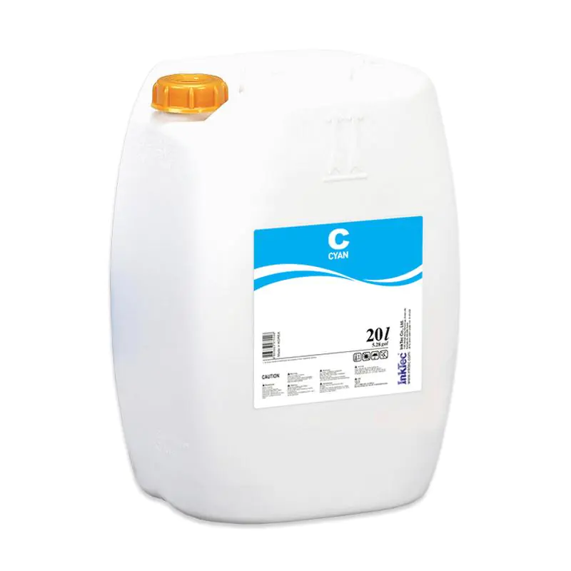 InkTec H6066 für HP 75, 93/95/97, 110, 134/135/136, 141, 342/343/344, 351, 854/855/857, 861 - Cyan 20 Liter Kanister - Bulk Tinte