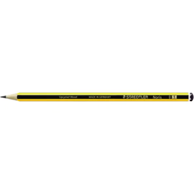 STAEDTLER Bleistift Noris B sechskantform ge/sw 120-1