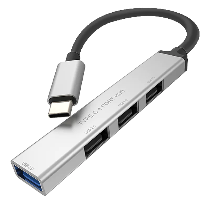 ROLINE USB3.2 Gen1 Hub 4x USB-A 1x 3.0+3x 2.0 Typ C Kabel