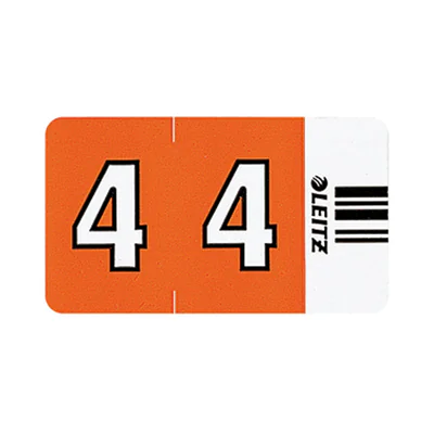 Leitz Ziffernsignal Orgacolor 66041000 30x23mm or 500 St./Pack.