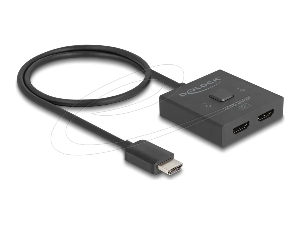 Delock Video/Audio-Schalter - 8K, bidirektional