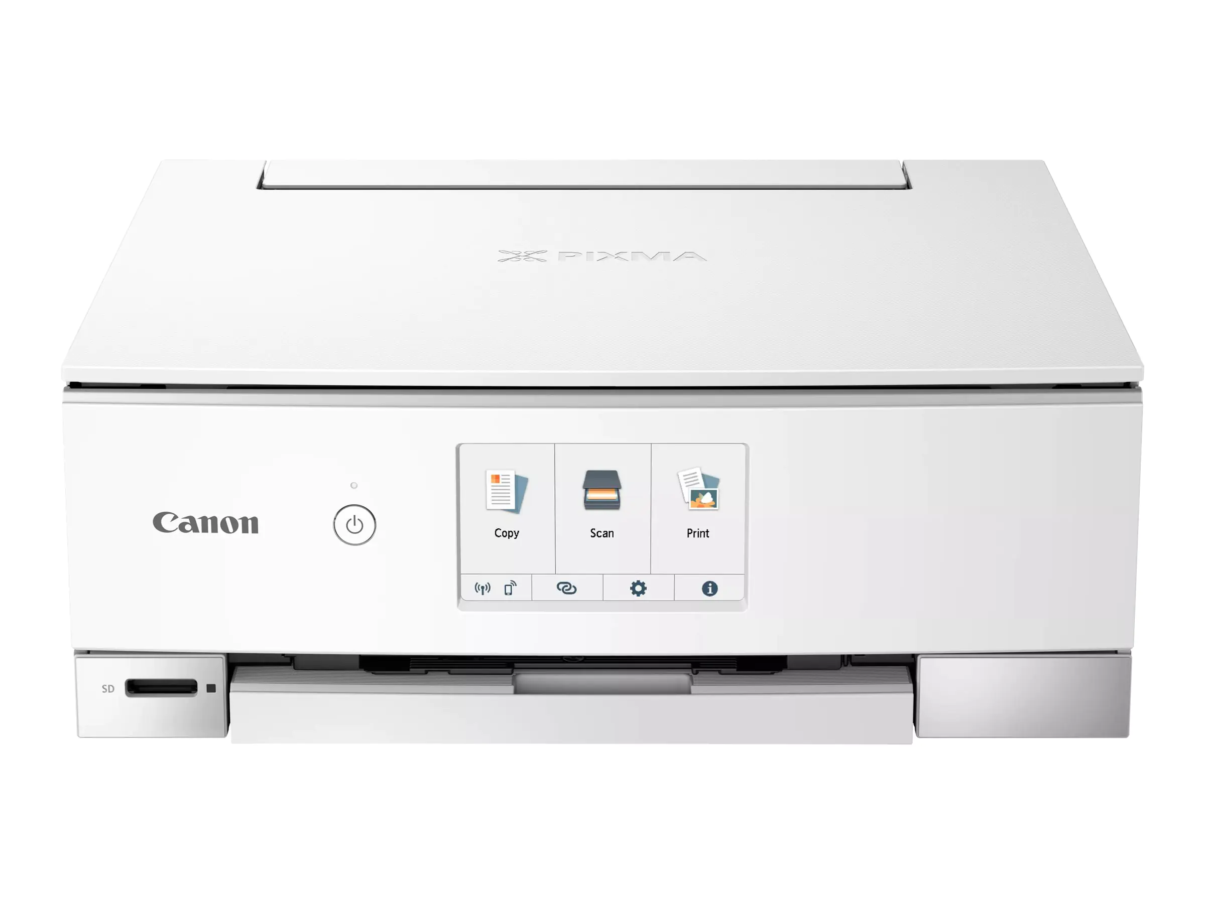 Canon PIXMA TS8351a - Multifunktionsdrucker - Farbe - Tintenstrahl - 216 x 297 mm (Original) - A4/Legal (Medien) - bis zu 15 ipm (Drucken) - 200 Blatt - USB 2.0, Wi-Fi(n), Bluetooth - weiß