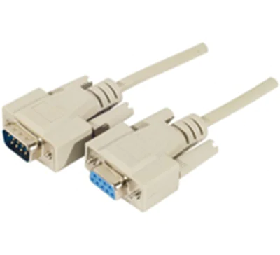 exertis Connect - Serielles Verlängerungskabel - DB-9 (M) zu DB-9 (W) - 10 m - geformt - Grau