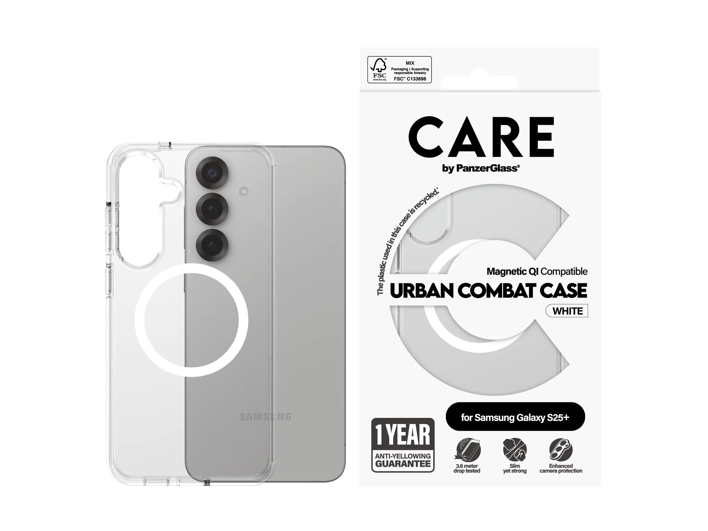 PanzerGlass CARE by PanzerGlass Urban Combat - Hintere Abdeckung für Mobiltelefon - Polycarbonat,
