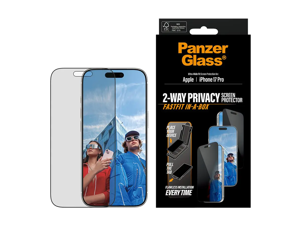 PanzerGlass Ultra Wide Fit Privacy Fastfit iPhone 17 Pro