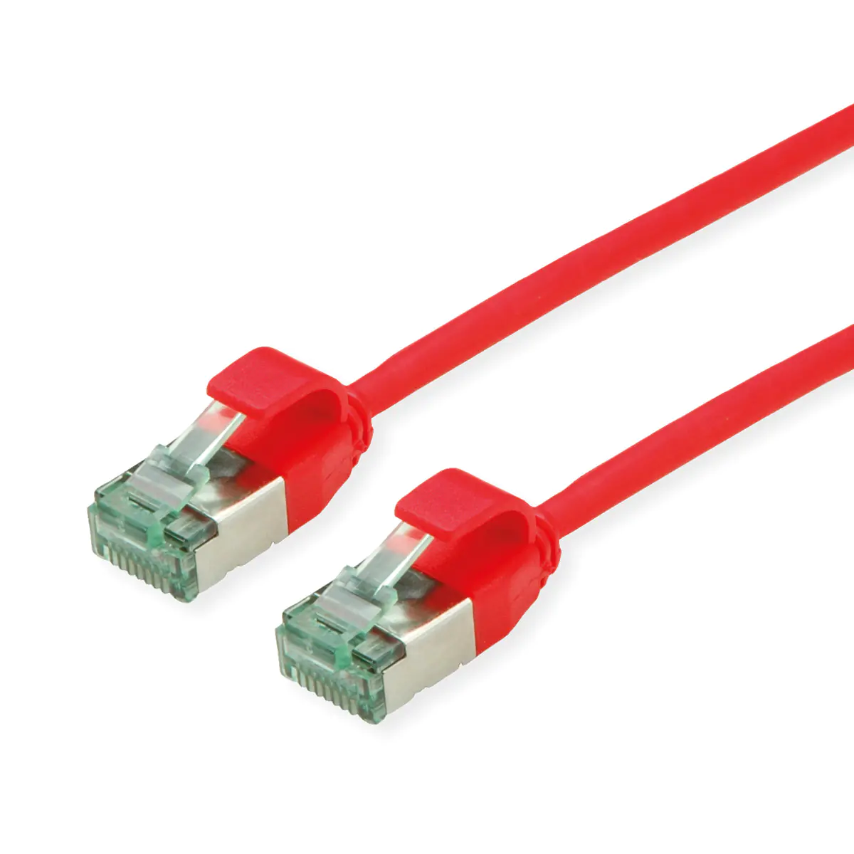 ROLINE RM U/FTP Patchkabel Kat.6A/Kl.EA SLIM rot 3m - FTP