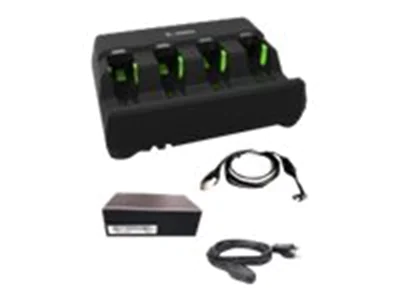 Zebra 4-Slot Battery Charger Kit - Batterieladegerät - für Symbol LI3608; Digital Scanner DS3608, DS3678; Zebra DS3608, DS3678, LI3608, LI3678