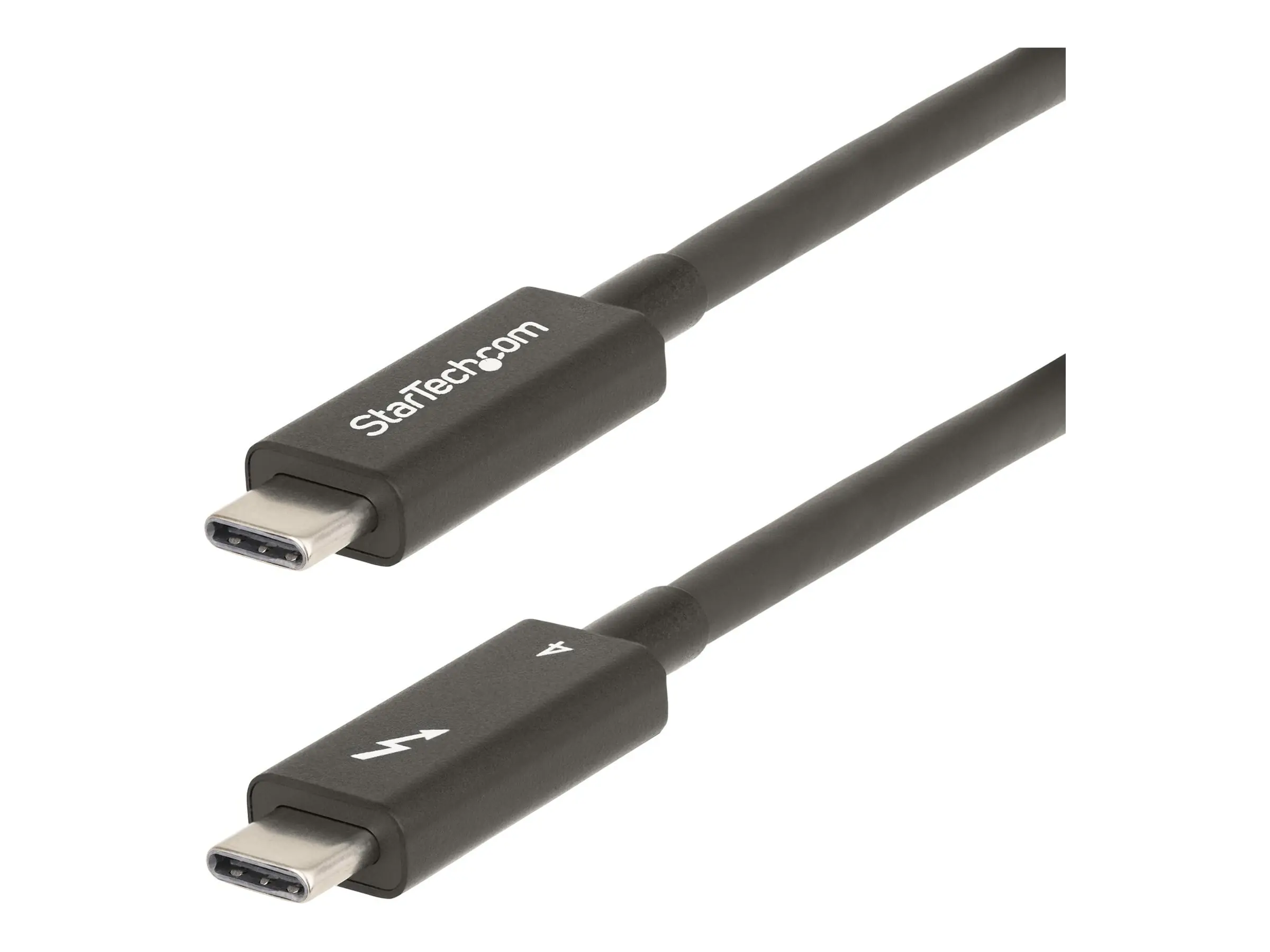 StarTech 6ft (2m) Active Thunderbolt 4 Cable, 40Gbps, 100W PD, 4K/8K, Intel Certified, Compatible w/Thunderbolt 3/USB 3.2/DisplayPort (A40G2MB-TB4-CABLE) - USB-Kabel - 24 pin USB-C (M) zu 24 pin USB-C (M) - USB 3.2 Gen 2 / USB4 / Thunderbolt 3 / Thunderbo