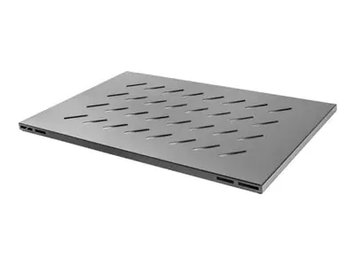 Lanberg Rack - Regal - fest - Schwarz - 1U - 48.3 cm (19") AK-1016-B