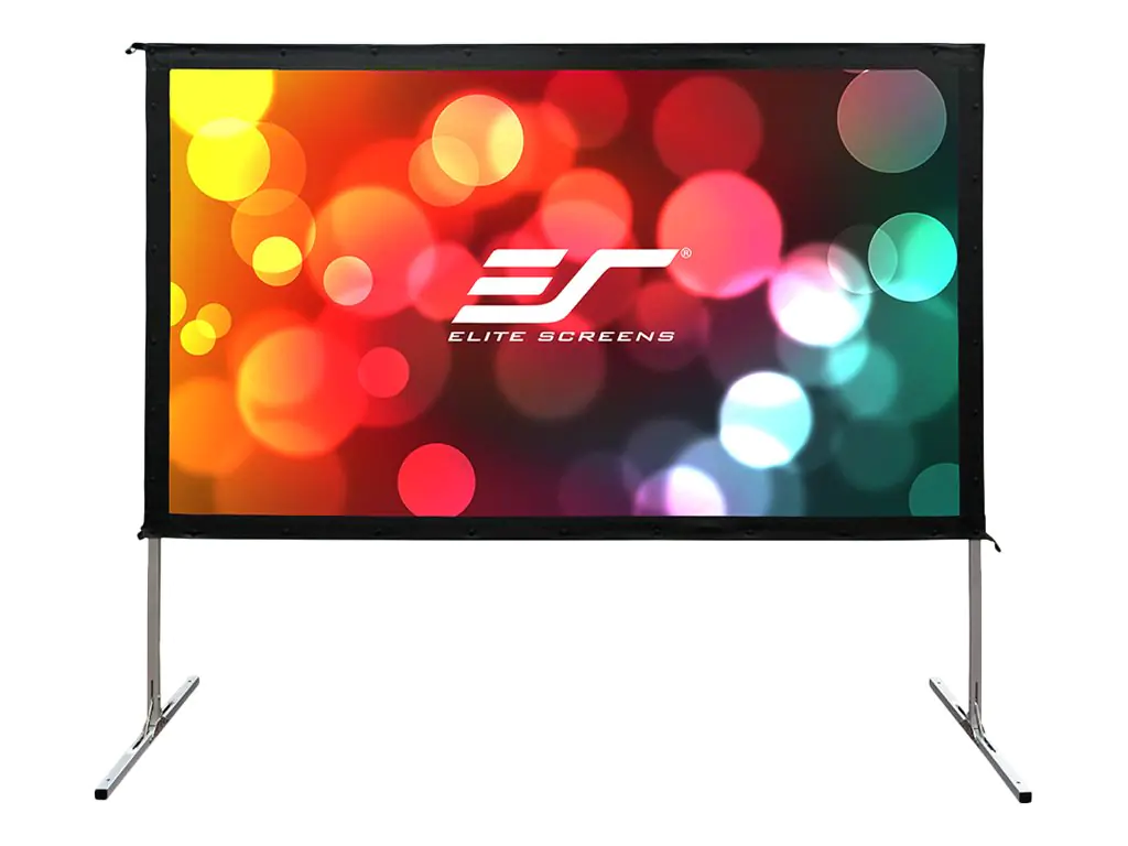 Elite Screens Yard Master 2 Series OMS135H2-DUAL - Projektionsschirm mit Beinen - 343 cm (135") - 16:9 - Wraith Veil