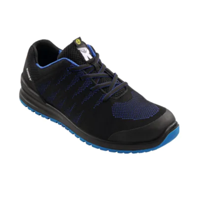 RUNNEX® Sicherheitsschuhe SportStar S1P 39 S1 Polyestergewebe/TPU-Kappen schwarz/blau