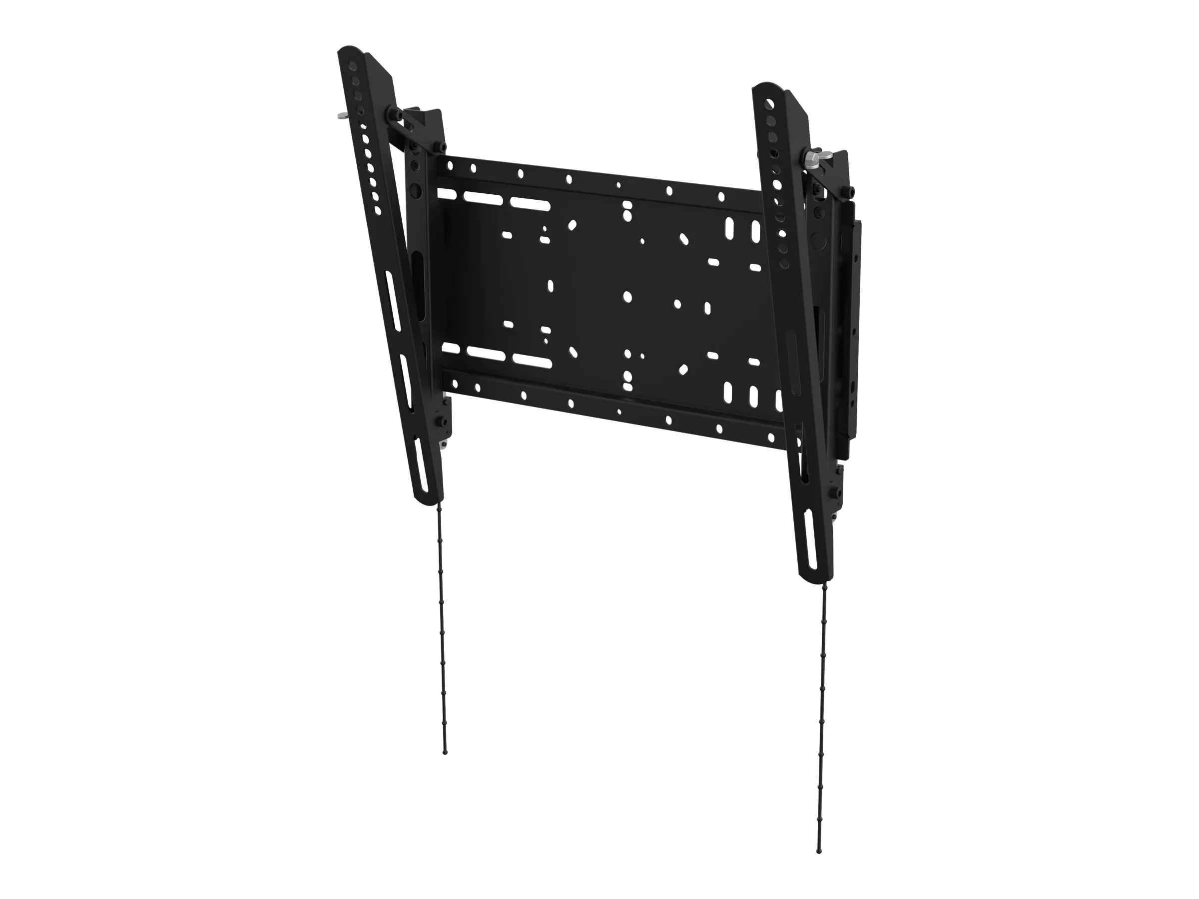 Vision VFM-W4X4T - Heavy Duty - Klammer - neigen - für Media Player / LCD-Display - kaltgewalzter Stahl - Schwarz - Bildschirmgröße: 94-177.8 cm (37"-70") - Wandmontage