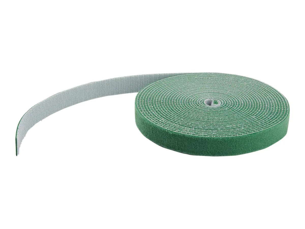 StarTech HKLP100GN Klettkabelbinder (30,4m, frei zuschneidbar & wiederverwendbar) grün - Klettverschluss - 30.48 cm - grün - für P/N: HKLP100, HKLP100BL, HKLP100RD, HKLP100YW