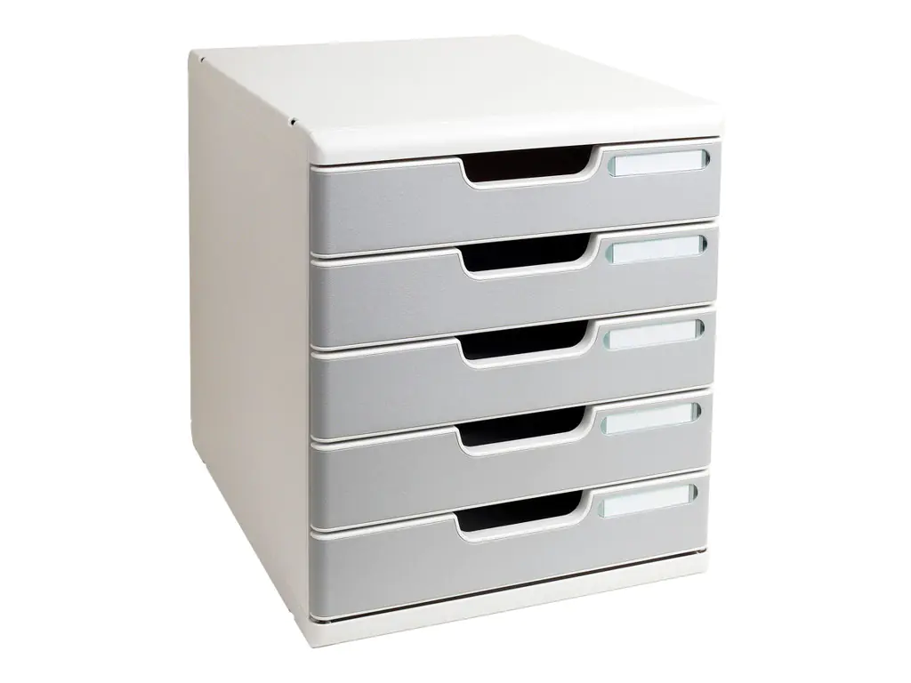 Exacompta MODULO Classic - Schubladenschrank - 5 Schubfächer - für A4 Plus (210 x 330 mm) 301041D