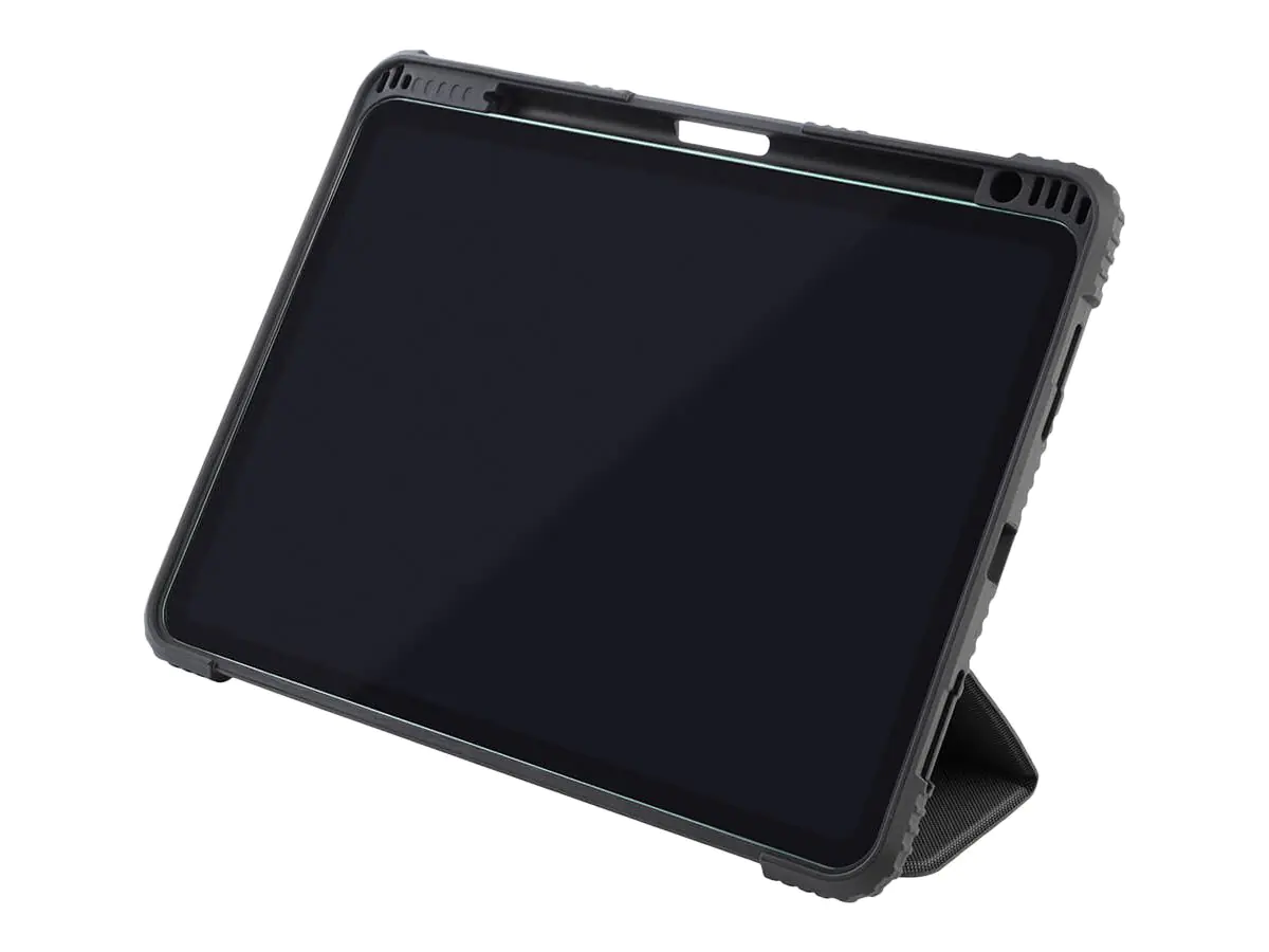 Tucano Educo Ultra-protective - Flip-Hülle für Tablet - Polycarbonat, Thermoplastisches Polyurethan (TPU) - Schwarz - 27.7 cm - 27.9 cm (10.9" - 11") - für Apple 10.9-inch iPad Air (4. Generation, 5. Generation); 11-inch iPad Pro