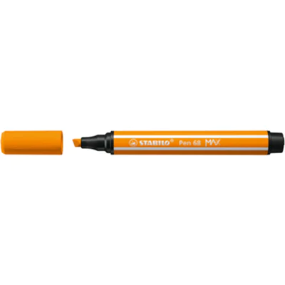 STABILO® Fasermaler Pen 68 MAX 1-5mm orange nicht auswaschbar