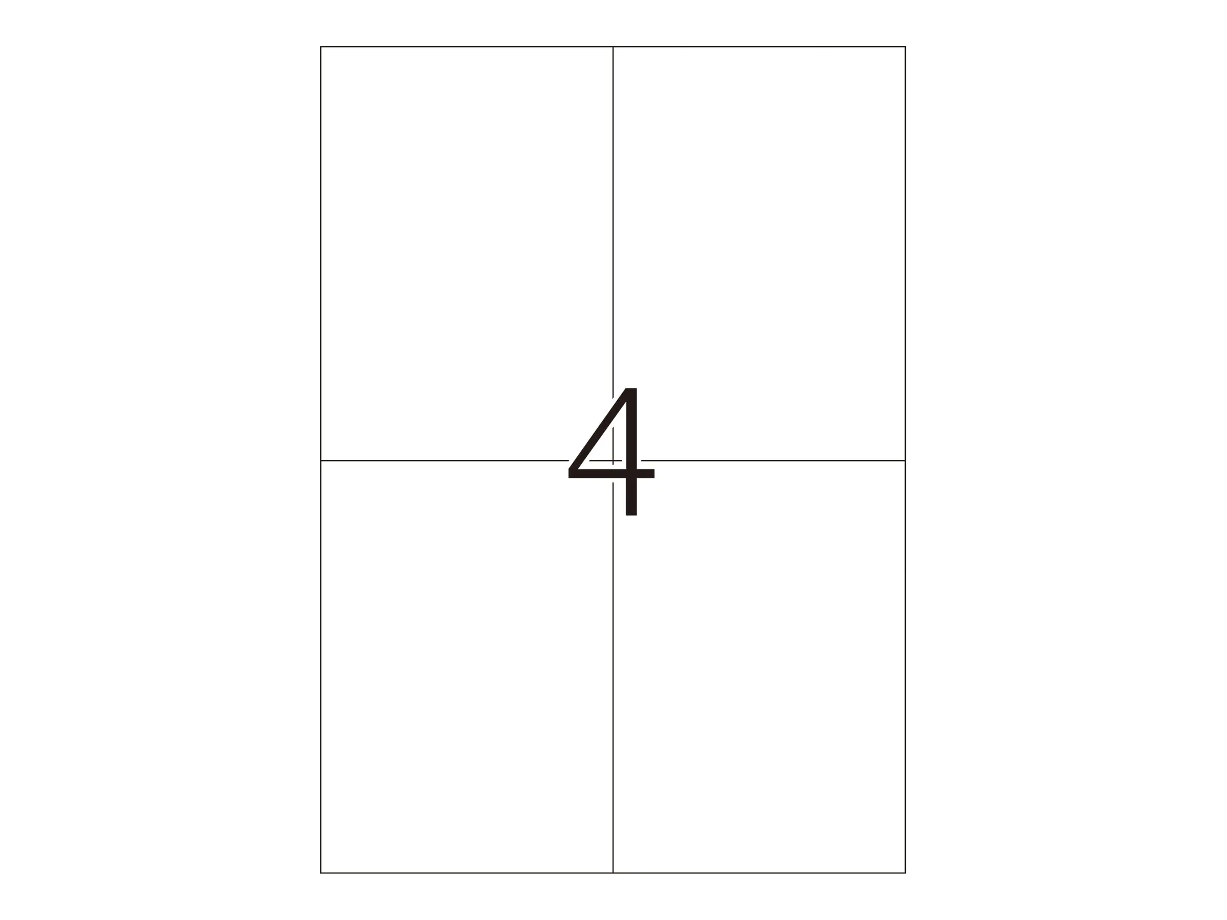 HERMA Special - Matt - selbstklebend - Gelb - A6 (105 x 148 mm) 8032