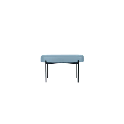 Paperflow Sitzbank GAIA 79 x 45,5 x 42 cm (B x H x T) Werkstoff des Bezuges: Kunstleder (79 % PVC, 21 % PES) Werkstoff der Sitzfläche: Spanplatte blau