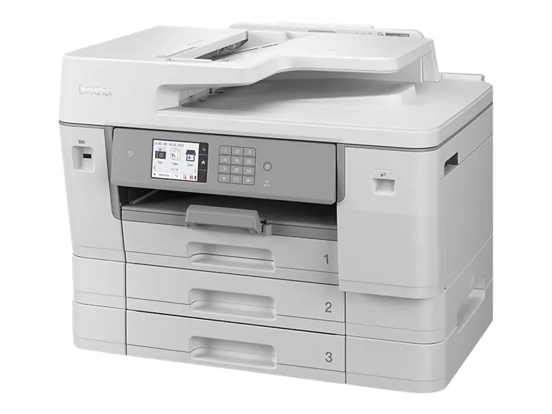 Brother MFC-J6957DW - Multifunktionsdrucker - Farbe - Tintenstrahl - A3/Ledger (Medien) - bis zu 25 Seiten/Min. (Kopieren) - bis zu 30 Seiten/Min. (Drucken) - 850 Blatt - 33.6 Kbps - USB 2.0, LAN, Wi-Fi(n), NFC, USB 2.0-Host
