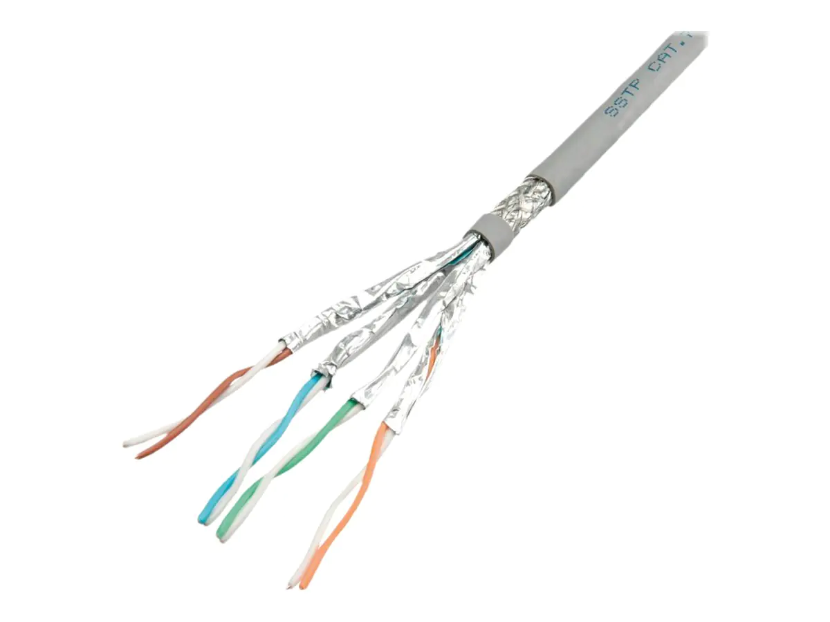 VALUE - Bulkkabel - 300 m - SFTP, PiMF - CAT 6e - robust - Grau