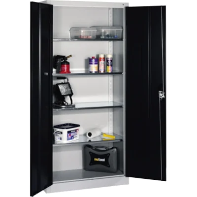 C+P Werkzeugschrank 892000S10478 4Böden 1950x930x400mm lgr/sgr