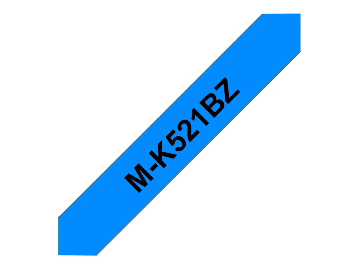 Brother M-K521BZ - Schwarz auf Blau - Rolle (0,9 cm x 8 m) MK521BZ