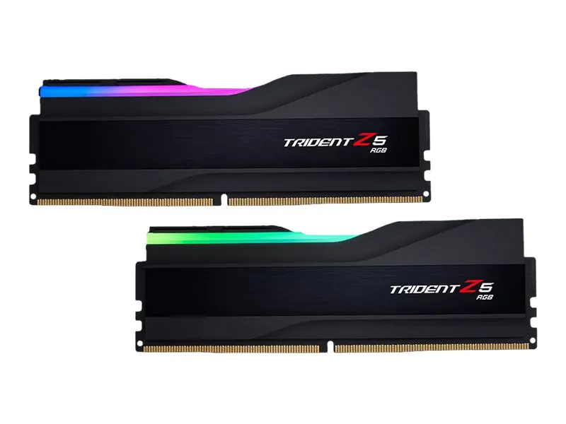 G.Skill Trident Z5 RGB - DDR5 - Kit - 64 GB: 2 x 32 GB - DIMM 288-PIN - 6000 MHz / PC5-48000 - CL32 - 1.4 V - ungepuffert - non-ECC - mattschwarz