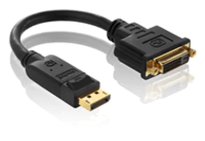 PureLink PI170 - 0,1 m - DisplayPort - DVI-D - Gold - Schwarz - Männlich/Weiblich