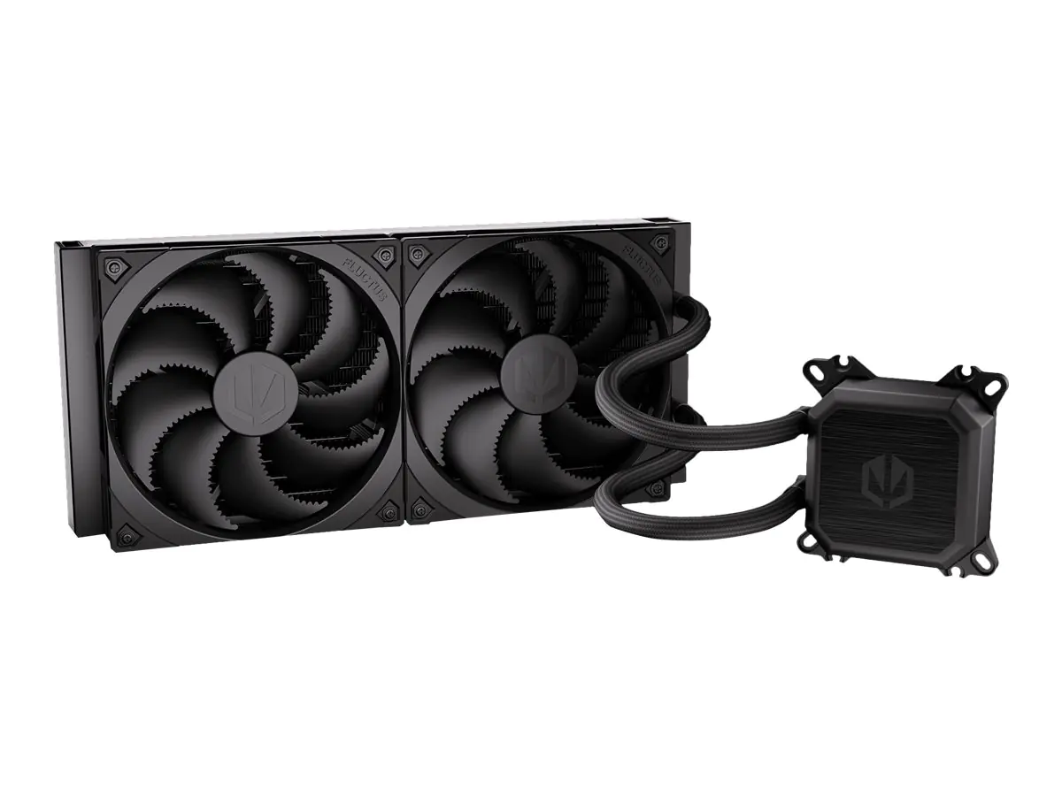 Endorfy Navis F280 - Prozessor-Flüssigkeitskühlsystem - Kühlergröße: 280 mm - (für: LGA1156, LGA1155, LGA2011-3, LGA1151, LGA2011 (Square ILM), AM4, LGA2066, LGA1200, LGA1700, AM5, LGA115x Socket) - 2 x 140 mm