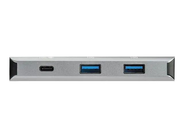 StarTech HB31C3A1CPD3 4-Port USB-C-Hub (mit Stromversorgung, 10 Gbit/s, 3 x USB-A- und 1x 25 cm USB-C Anschlusskabel) - Hub - 1 x USB-C + 3 x USB 3.1 - Desktop - für P/N: PEXUSB321C