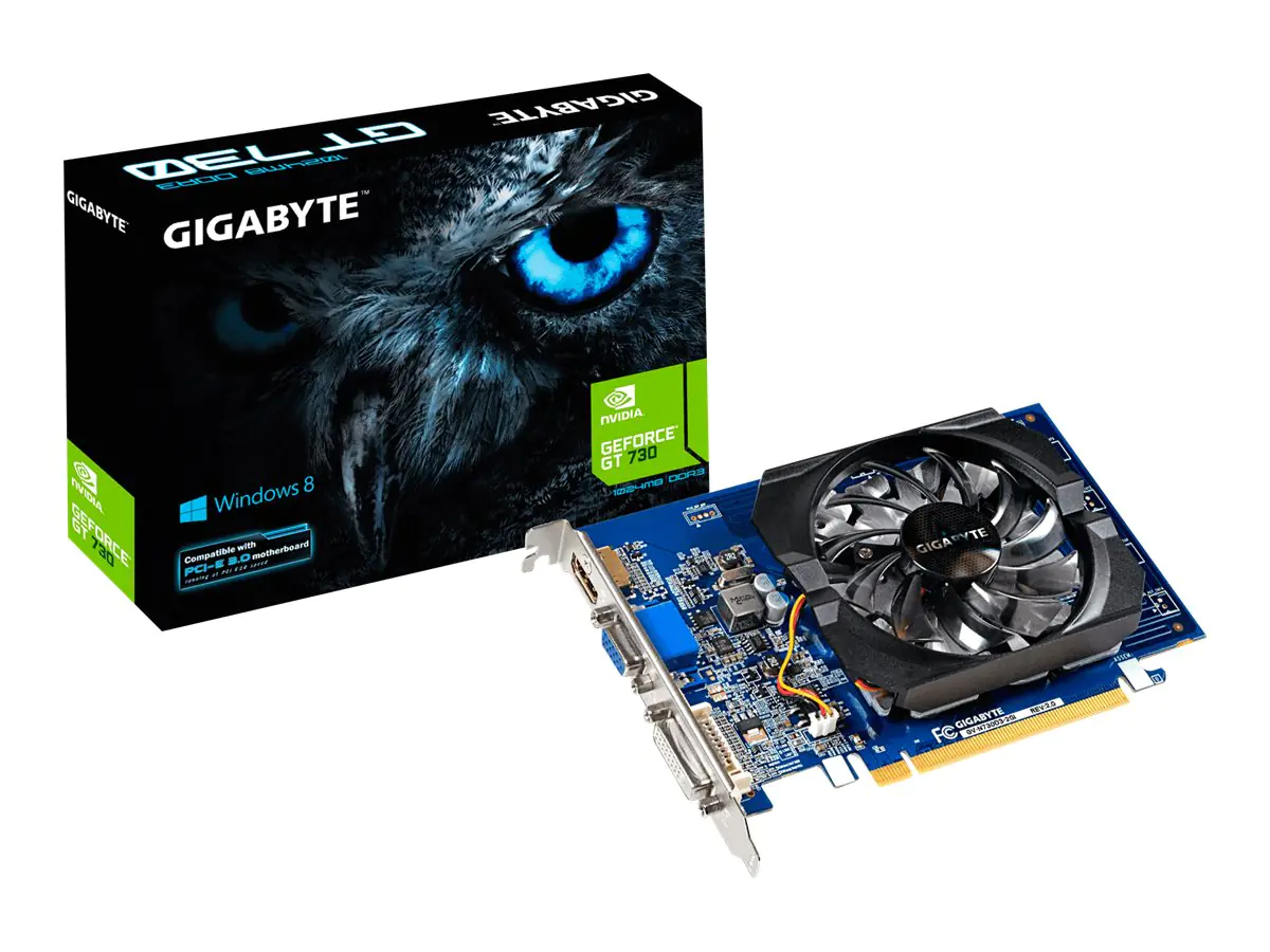 Gigabyte GV-N730D3-2GI (rev. 3.0) - Grafikkarten - GF GT 730 - 2 GB DDR3 - PCIe 2.0 - DVI, D-Sub, HDMI