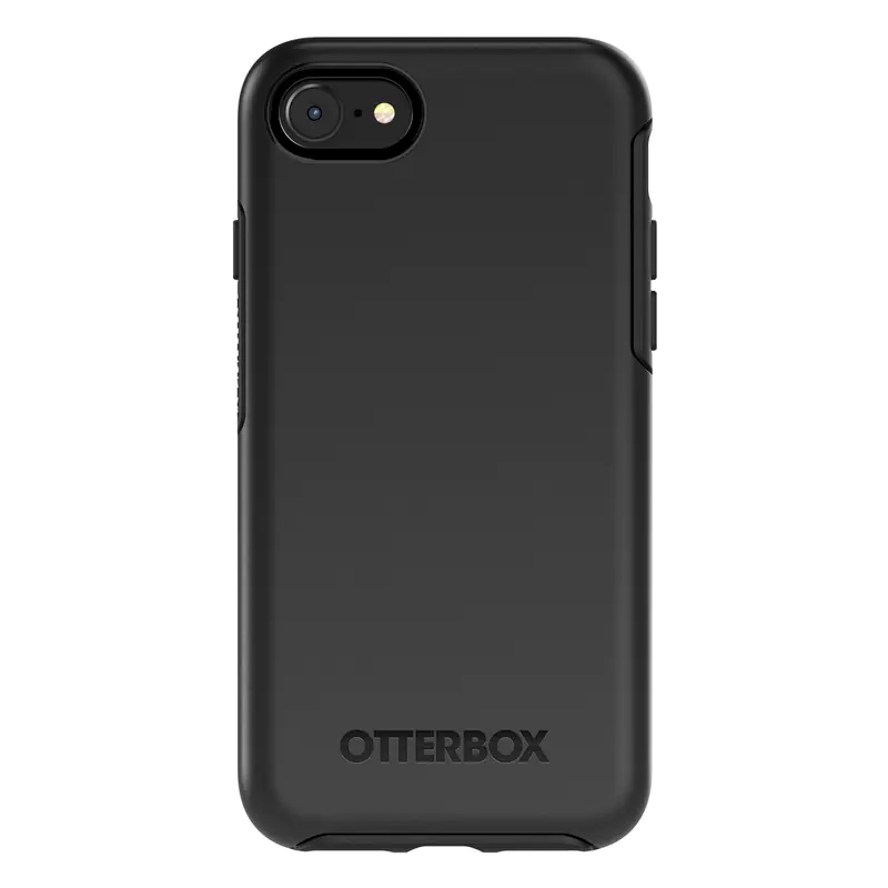 OtterBox Symmetry Series Apple iPhone 7 - Hintere Abdeckung für Mobiltelefon - Polycarbonat, Kunstfaser - Schwarz - für Apple iPhone 7