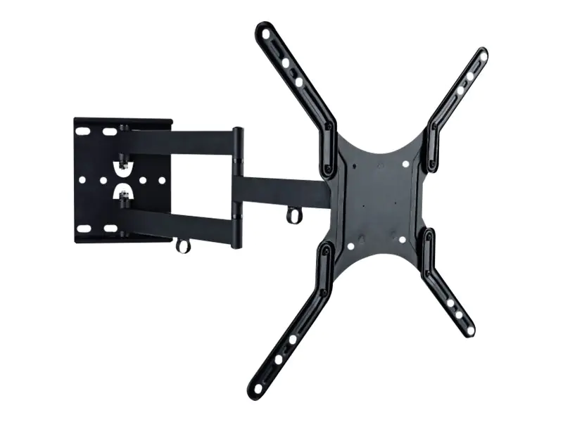 TECHly Low Profile Universal LED300 - Befestigungskit (Schwenkarm-Wandhalterung) - für LCD TV - Schwarz - Bildschirmgröße: 58.4-139.7 cm (23"-55") - Wandmontage