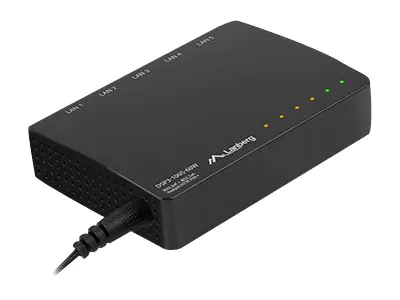 Lanberg DSP3-1005 - Switch - unmanaged - 5 x 10 /100/1000 (4 PoE+)