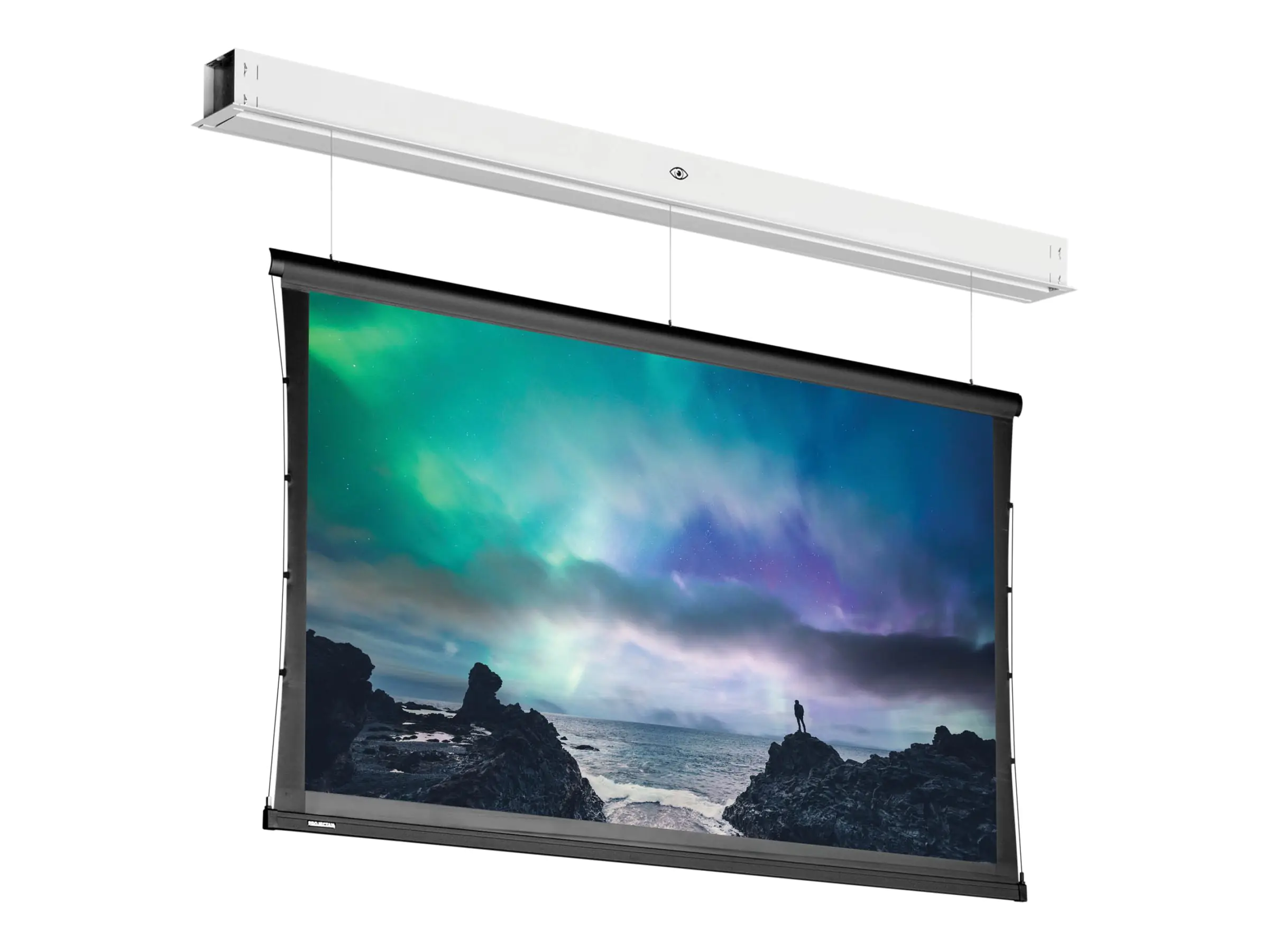 Projecta Da-Lite Tensioned DescenderPro - Leinwand - Deckenmontage möglich - motorisiert -