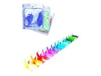 PatchSee PatchClip - Kabelklammer - fluoreszierend rosa (Packung mit 50)