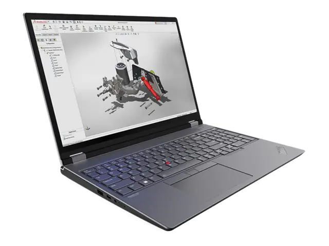 Lenovo ThinkPad P16 Gen 2 21FA - Intel Core i9 13980HX / 2.2 GHz - Win 11 Pro - Arc A30M - 64 GB RAM - 2 TB SSD TCG Opal Encryption 2, NVMe, Performance - 40.6 cm (16") IPS 1920 x 1200 - Wi-Fi 6E - Storm Gray (Oberseite), Villi Black (Unterseite) - kbd: D
