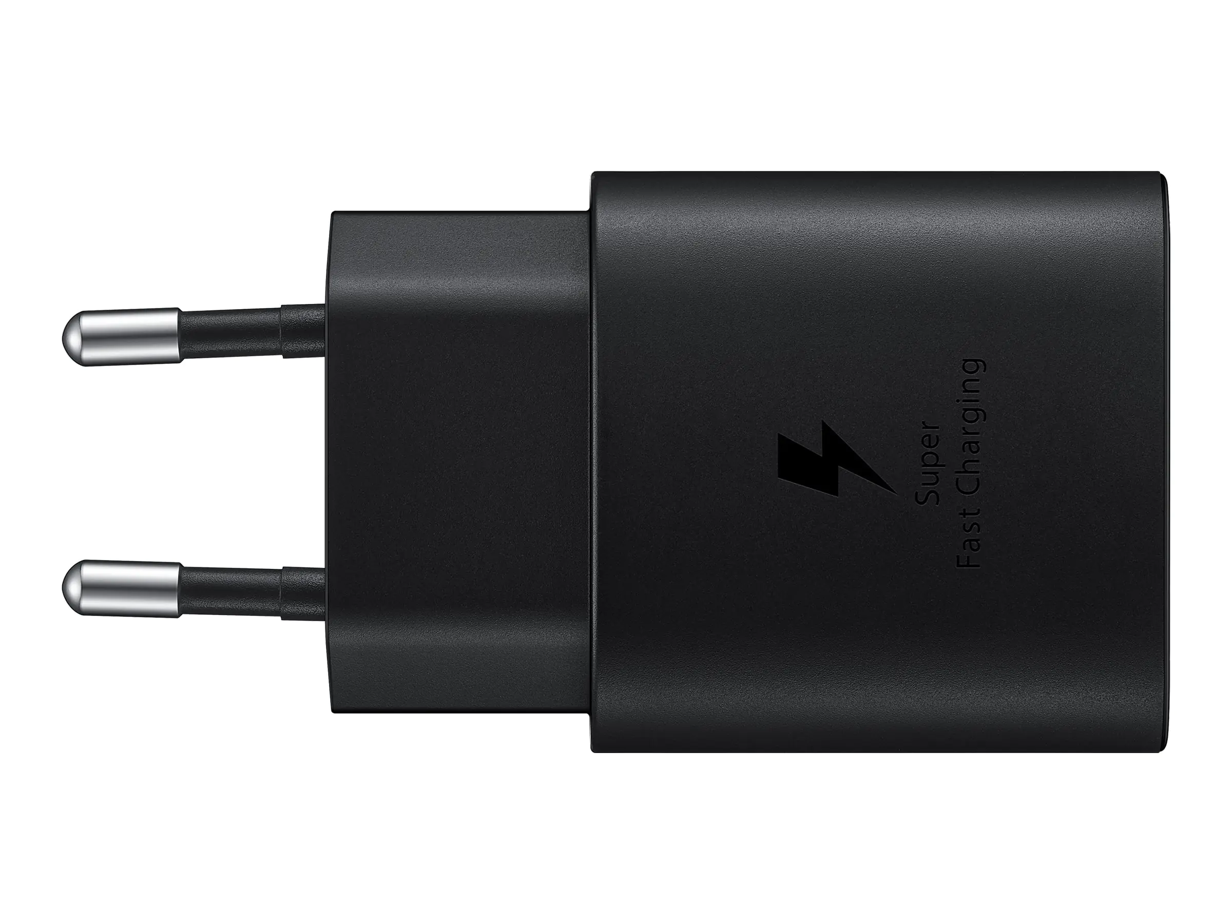 Samsung EP-TA800 - Netzteil - 25 Watt - 3 A - SFC (24 pin USB-C) - Schwarz - für Galaxy A20, A50, A70, A8s, M30, M40, Note10, S20, S20 5G, S20+ 5G, Z Flip, Z Flip 5G