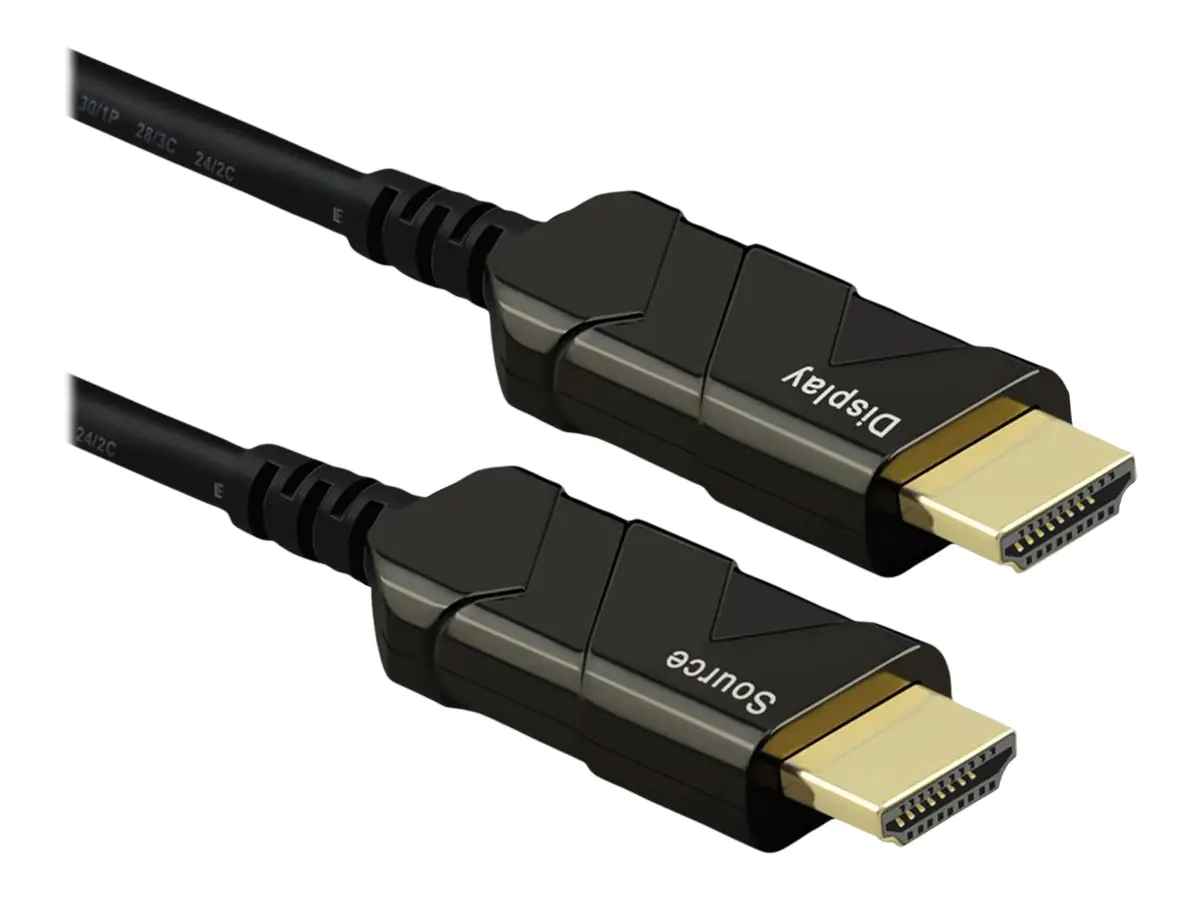 Roline - Ultra High Speed - HDMI-Kabel mit Ethernet - HDMI männlich zu HDMI männlich - 15 m - abgeschirmt - Schwarz - unterstützt 8K 60 Hz (7680 x 4320)